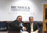 North Carolina Wilmington’s (UNCW) Chancellor, Dr. Jose V. Sartarelli, signed the Pathway to Excellence agreement with Brunswick Community College’s (BCC) President, Dr. Gene Smith