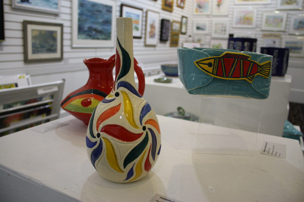 a vase created by Southport Center instructor