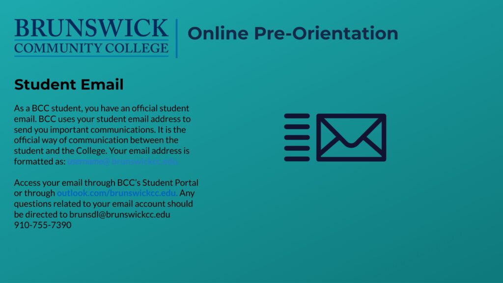 student email info