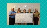 GFWC-SBI check presentation to BCC Foundation in support of nursing