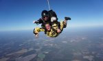 dr. molly curry of BCC sky diving with Golden Knights