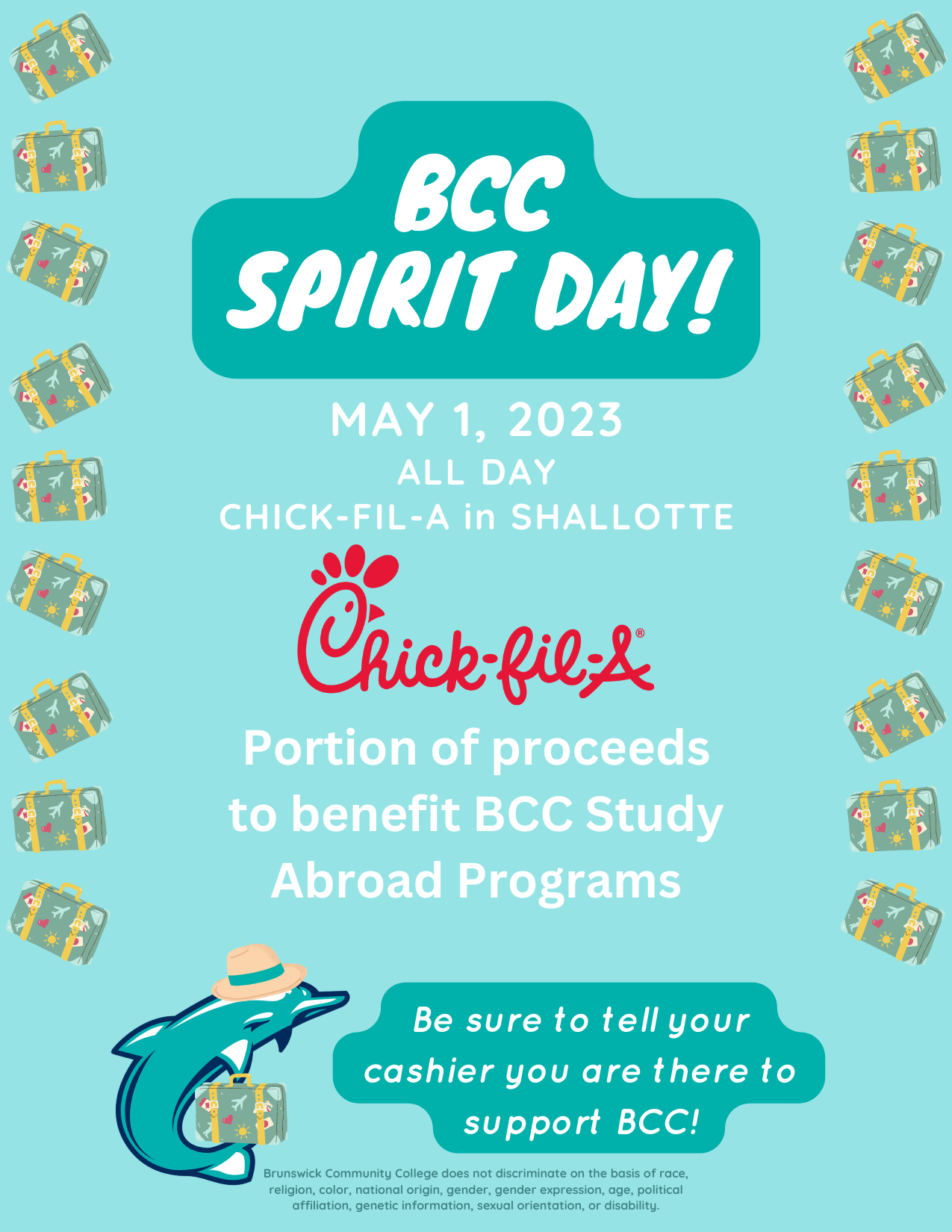 spirit day at chick-fil-a flyer